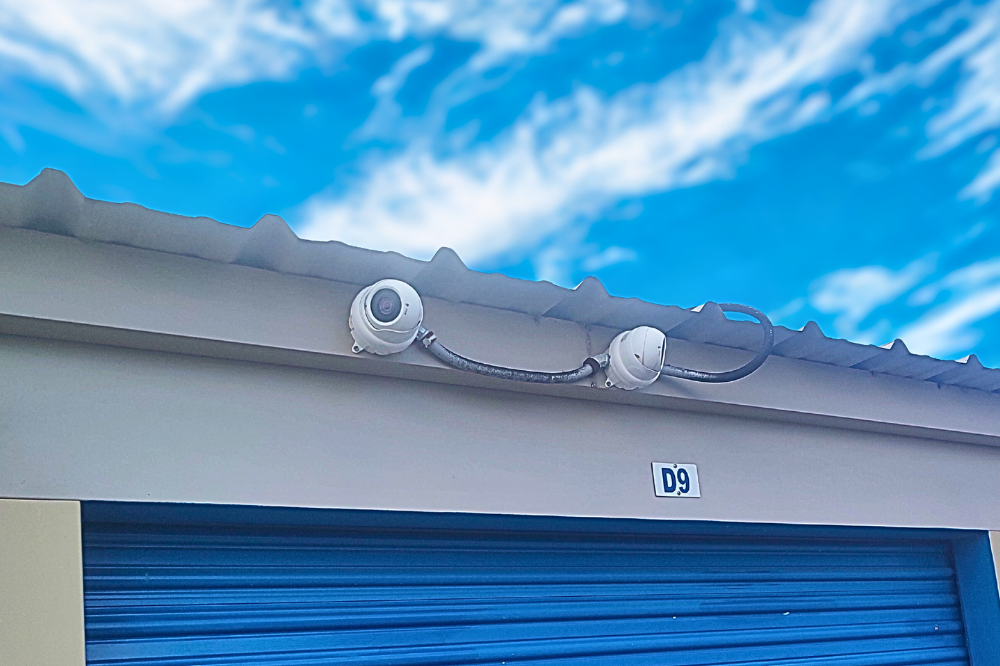 secure Self storage in St James with security cameras